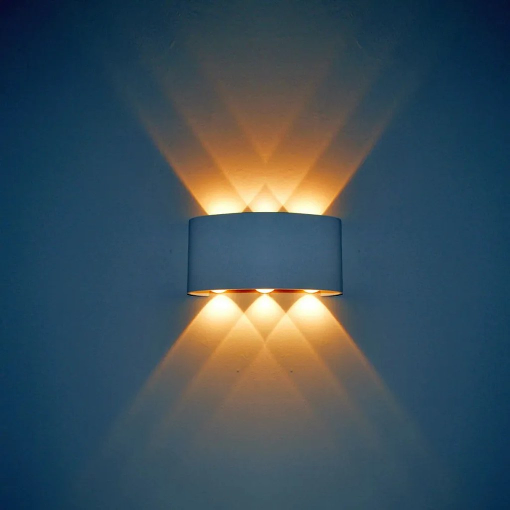 ITALUX OWL-6650-4-WH-3K ORTELO Modern Kültéri Fali Lámpa Fehér LED IP54