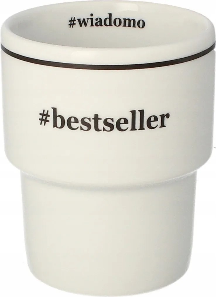 Porcelán Bögre Kávéhoz 300 ML #bestseller Felirattal Érthető