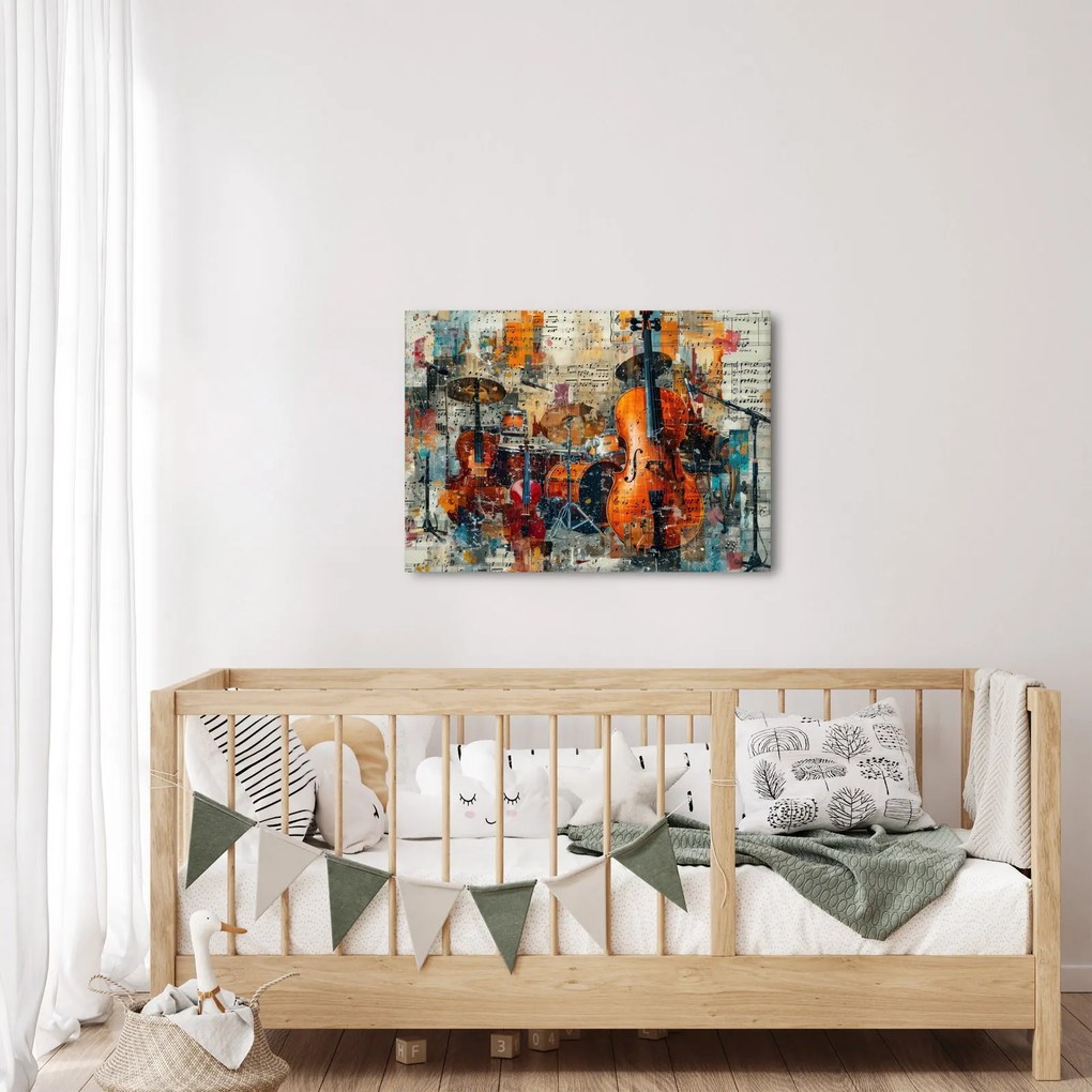 Kép - Hangszerek (70x50 cm)
