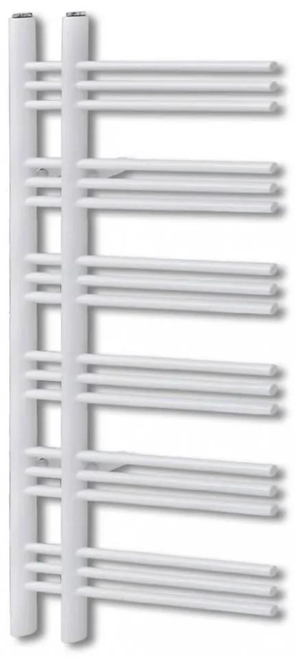 Fürdőszobai törölközőszárító radiátor központi fűtéssel E alakú 600 x 1200 mm