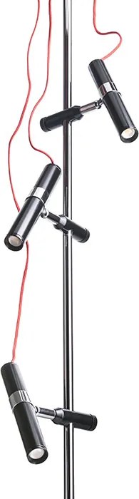 RENDL R12460 VIPER Többágú Függesztett Lámpa Króm IP20