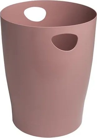Papírkosár, 15 liter, PP, EXACOMPTA Ecobin Skandi, púderrózsaszín (EX45338D)
