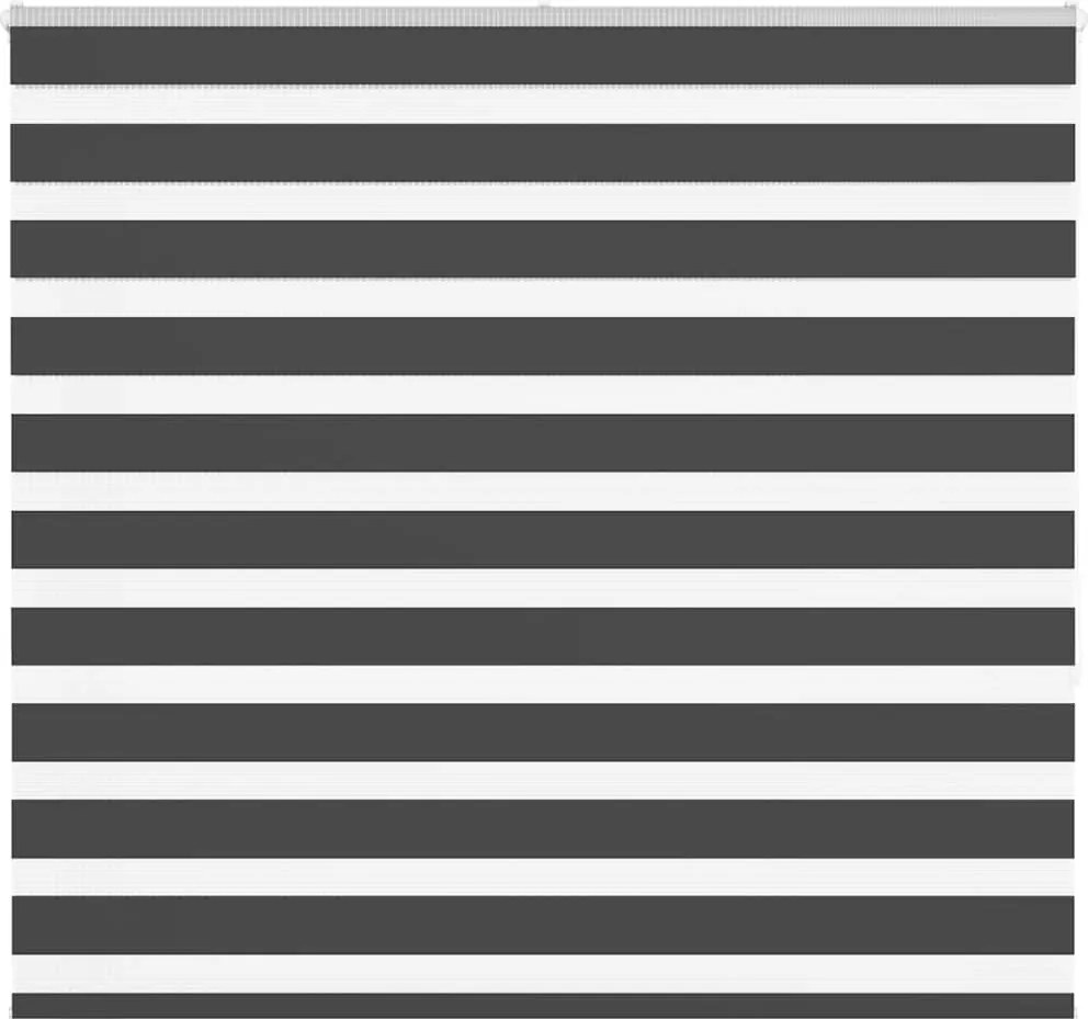 vidaXL zebrafüggönnyel fekete szövetszélesség 150,9 cm poliészter