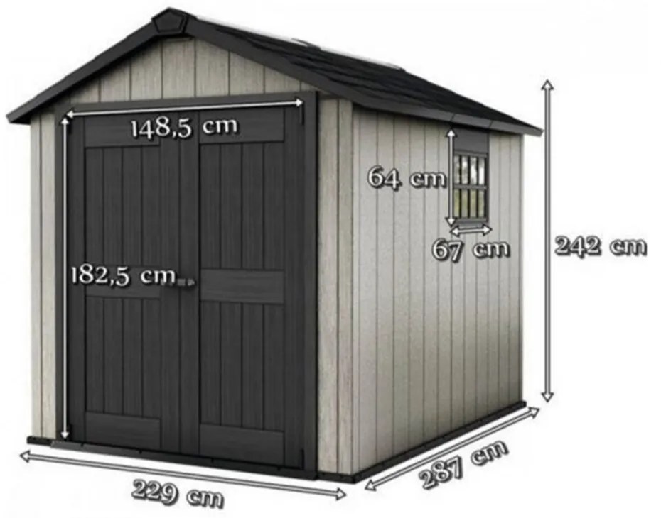Oakland kerti szerszámos ház 759