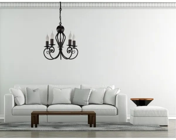 Csillár láncon VINCENT 5xE14/40W/230V