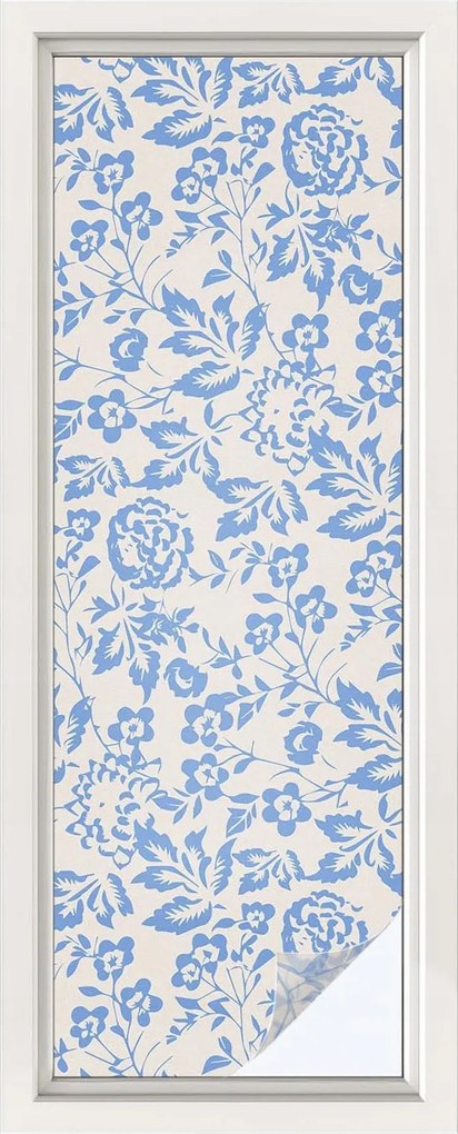 Szélvédőfólia Ablakvédő Adatvédelem Virágok Levelek 50x146 cm