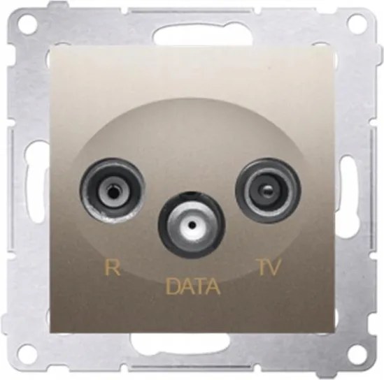 Simon 54 Premium arany matt Rtv-data aljzat DAD.01/44