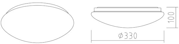 APLED - LED Fürdőszobai lámpa érzékelővel LENS LED/16W/230V IP44 2700-6500K