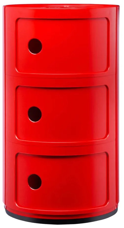 Kartell Componibili 4967 tárolóasztal, 3 tároló rész, több színben szín: szürke