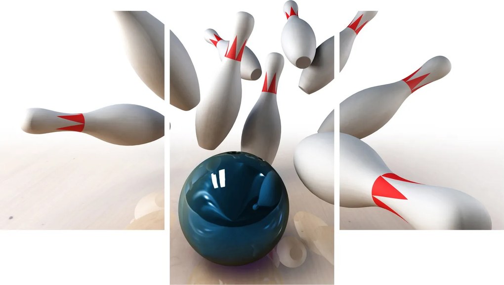 Kép - bowling (90x60 cm)