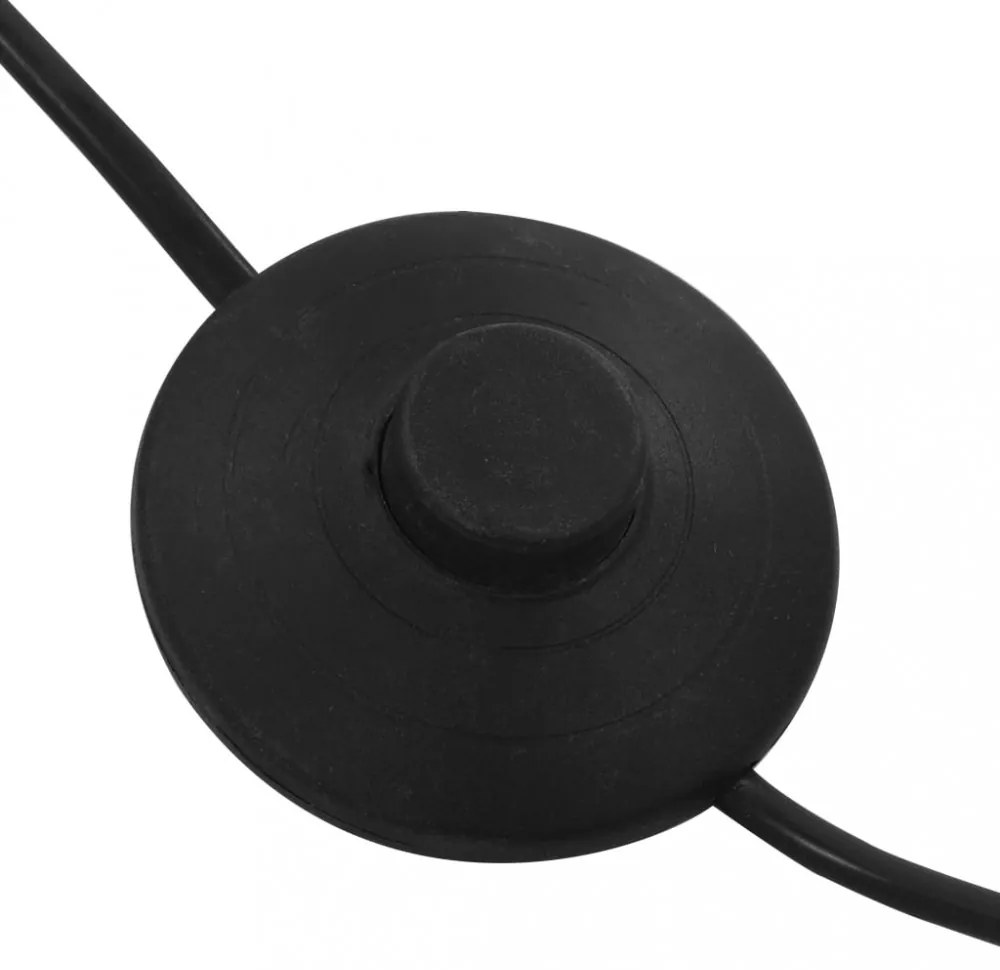 fekete-arany állólámpa 200 cm 5 db E14 típusú foglalattal