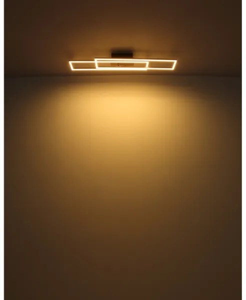 Globo 67208-30 - LED Mennyezeti lámpa DAKARI LED/30W/230V 3000K 60x80 cm fekete