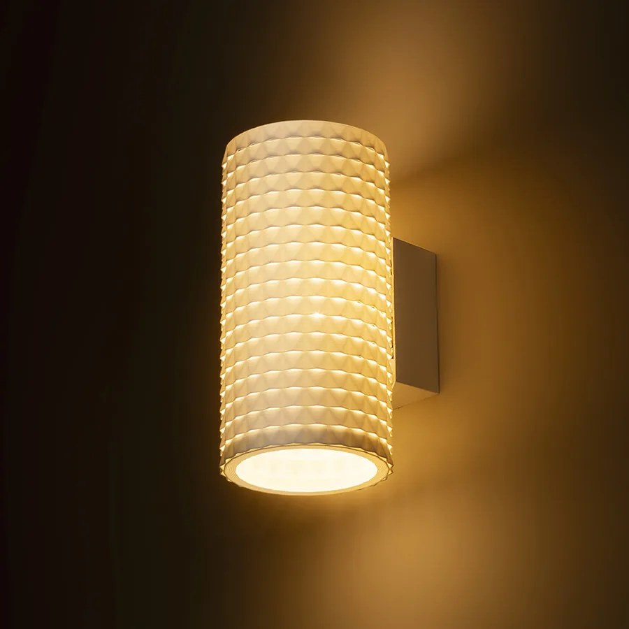 RENDL GLANS RB2 165 fali lámpa fehér Eco PLA 230V LED G9 5W