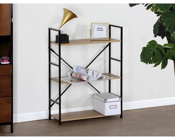 Könyvespolc Tölgy Színben GD-223