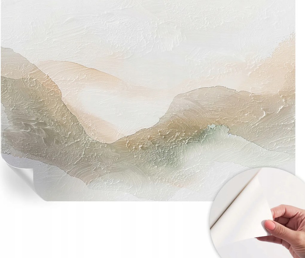 Öntapadós tapéta Divatos 3D fali ragasztó Finom szálak 152x104 cm