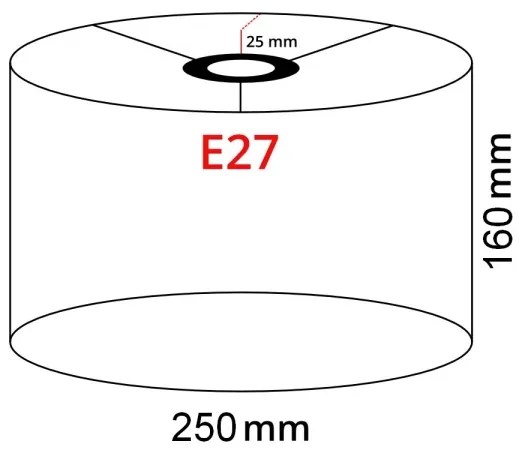 Brilagi - LED állólámpa CERIA 1xE27/40W/230V átm. 25 cm bambusz/fekete