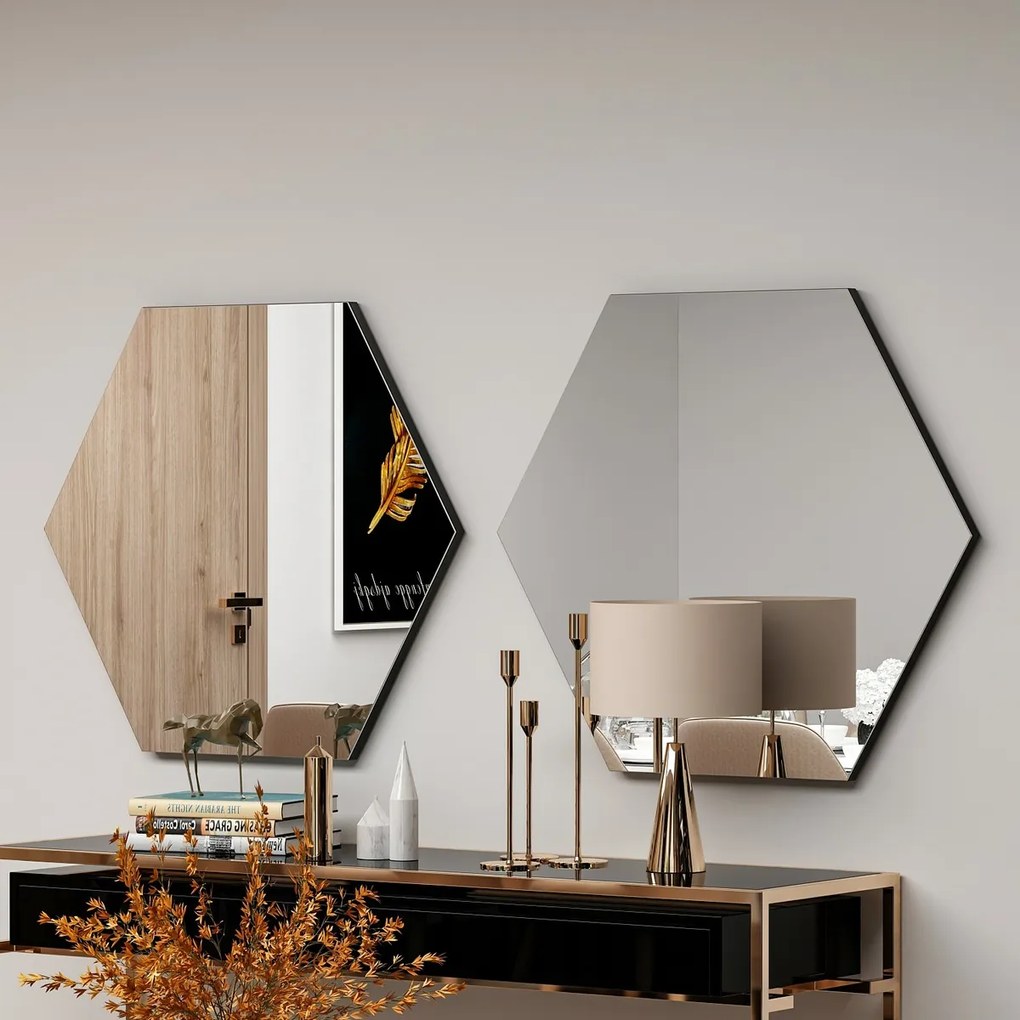 Zeo Black tükör 60 x 70 cm