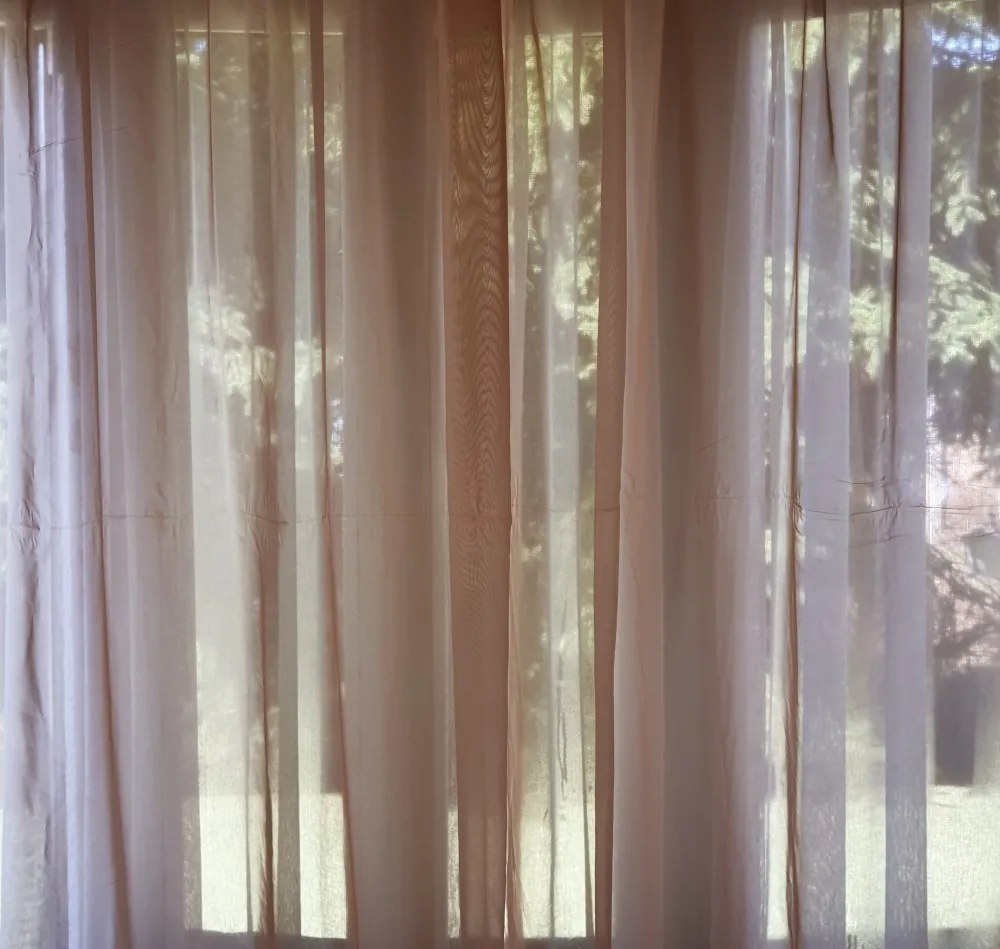 Angéla Organza Függöny 250 x 300 cm Barack