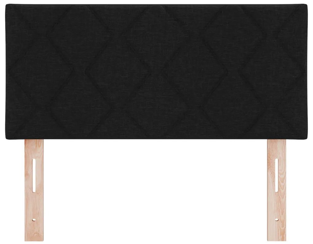 Fejtámla Gyémánt Blokk Design Fekete 90 cm Szövet