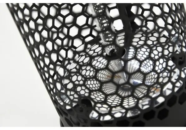 Infravörös álló fűtő 1000W/230V IP44 fekete