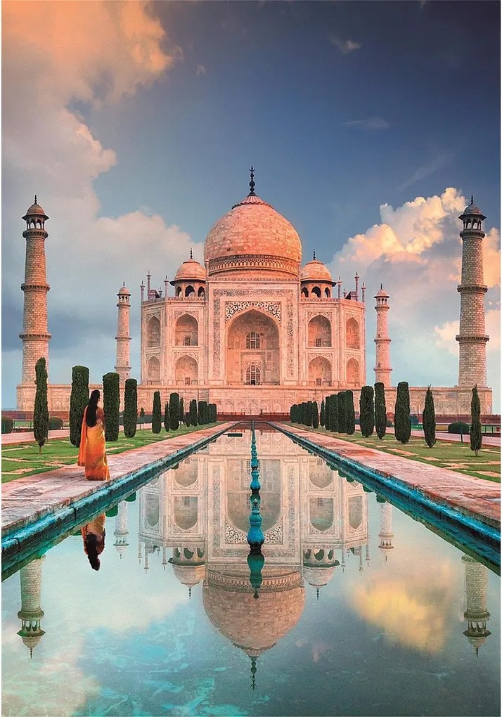 India Taj Mahal 1500 db-os Compact puzzle Clementoni
