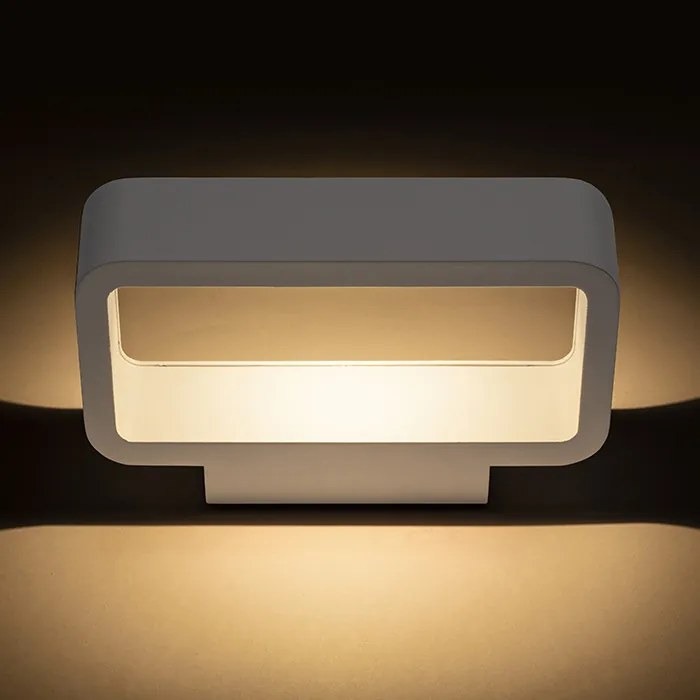 RENDL TAPA fali lámpa fehér 230V LED 6W IP54 3000K