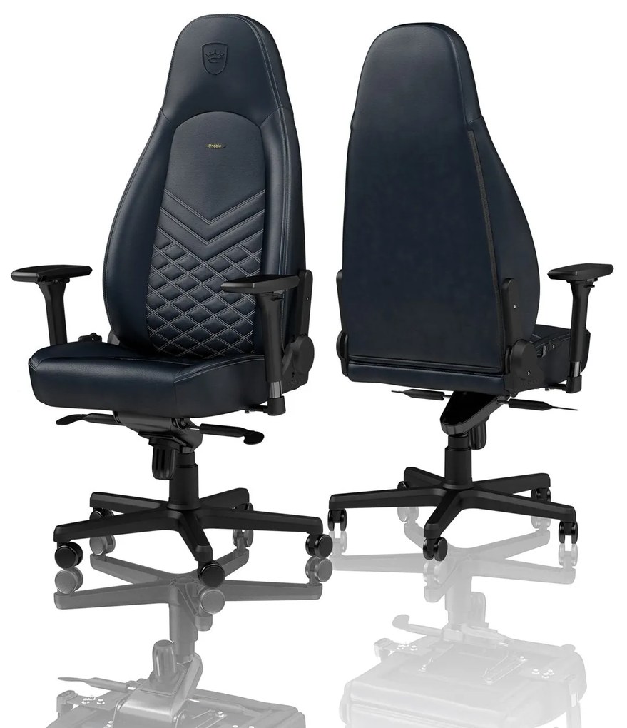 Noblechairs Icon valódi bőr gamer szék 150 kg-ig