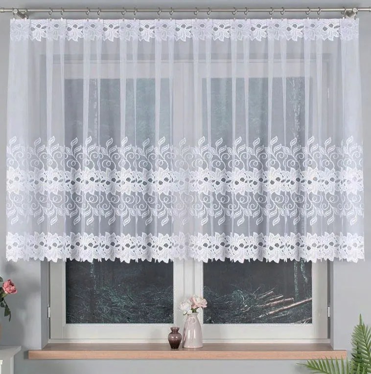 Mg Függöny jacquard 648/107 200x120cm Kész Szalaggal M