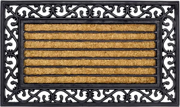 Lábtörlő kókusz gumi félkör 75 x 45 cm