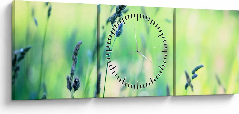 Kép - Rét részlete (órával) (90x30 cm)