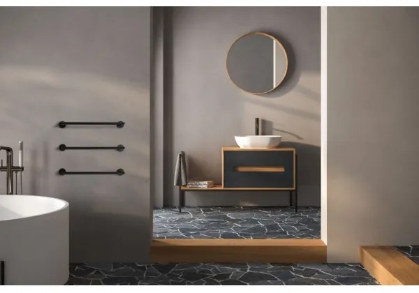 P.M.H. IN1B-L - Elektromos törölközőszárító INGA 17W/230V 85,9cm IP44 balos/fekete