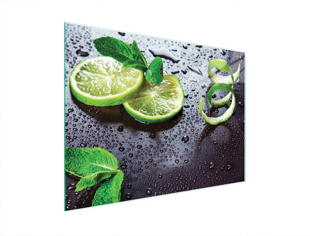 Üveg Vágódeszka 40x30 Lime Edzett Üveg