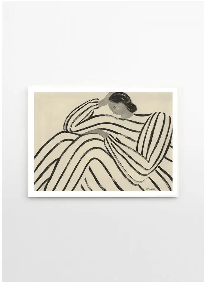 Poszter 70x50 cm Waiting – Sofia Lind – The Poster Club