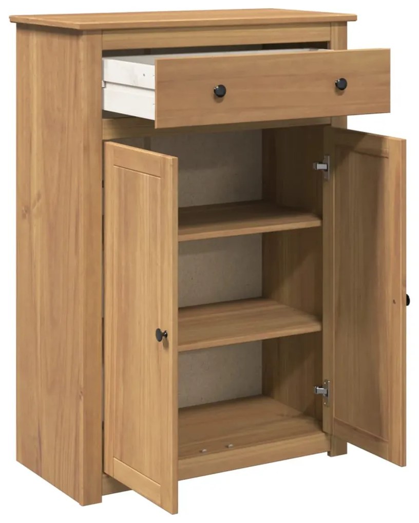 vidaXL Panama tömör fenyőfa cipőtároló szekrény 80 x 40 x 114 cm