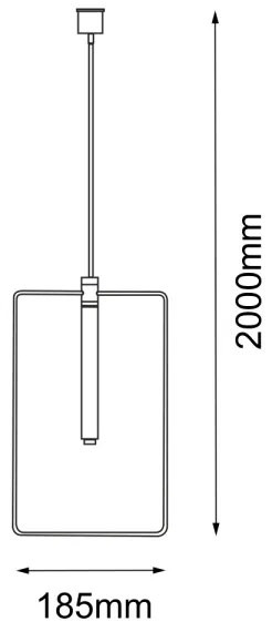 Amplex 8288 - Csillár zsinóron FARO 1xG9/10W/230V