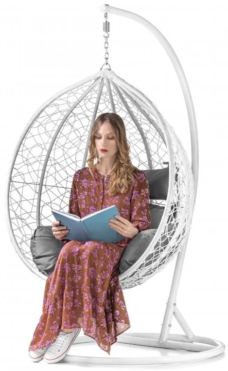 AKCIÓ Fehér függőszék KOKON állvány nélkül II. osztály