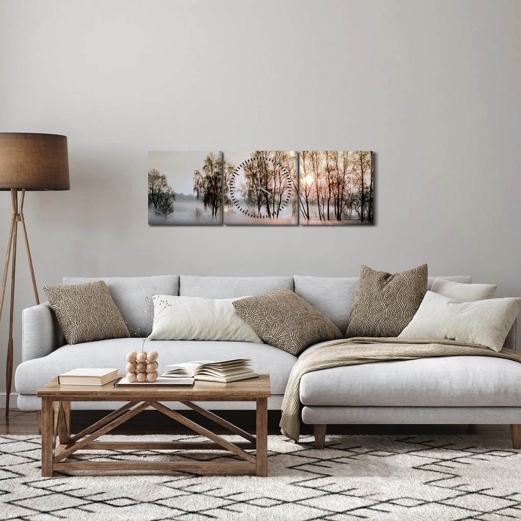 Kép - reggeli szárazság (órával) (90x30 cm)