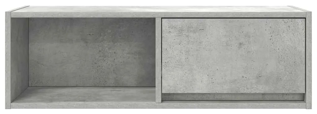 betonszürke szerelt fa TV-szekrény 80x31x25,5 cm