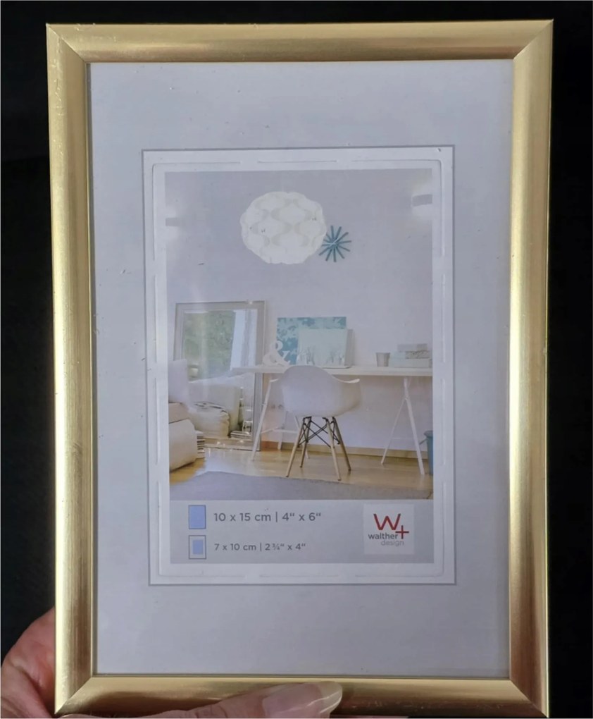 walther design arany keret 10x15 vagy 7x10 képekhez