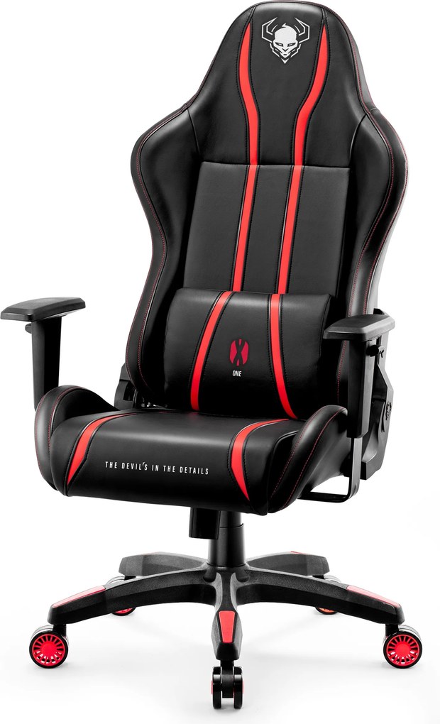 Gamer szék műbőr King Size, fekete-piros: Diablo X-One 2.0