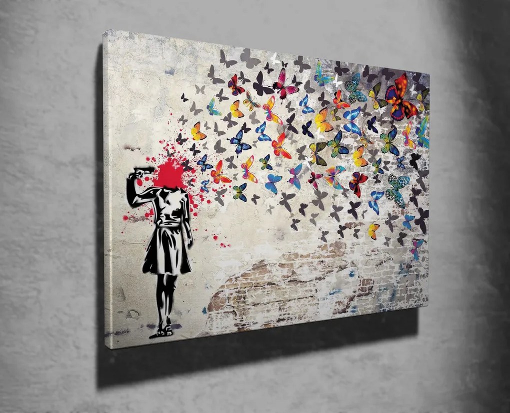 WY51 Banksy vászonkép, 70 x 100 cm