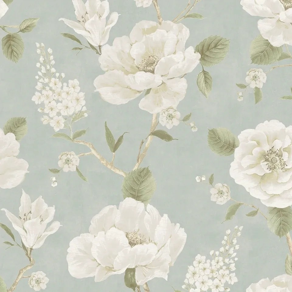 Arthouse Signature 2 Ashley Floral zöld virágos papír tapéta – 100183AH
