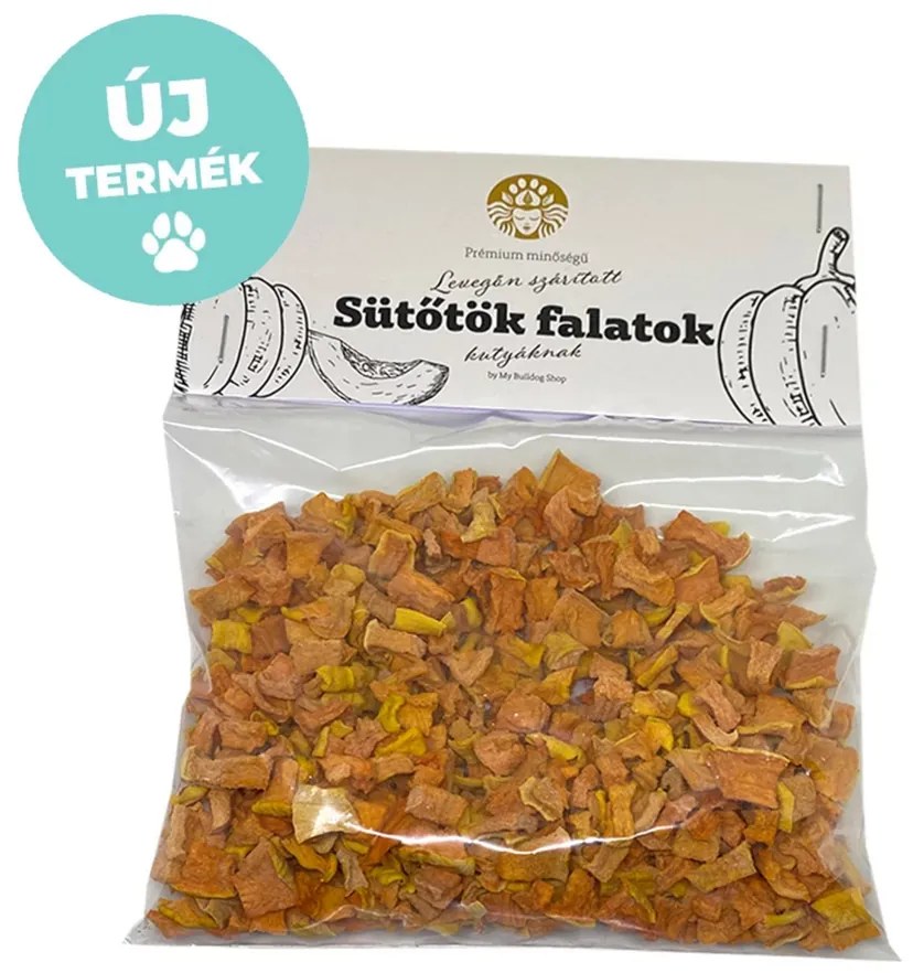 Levegőn szárított sütőtök falatok – 100 g - My Bulldog