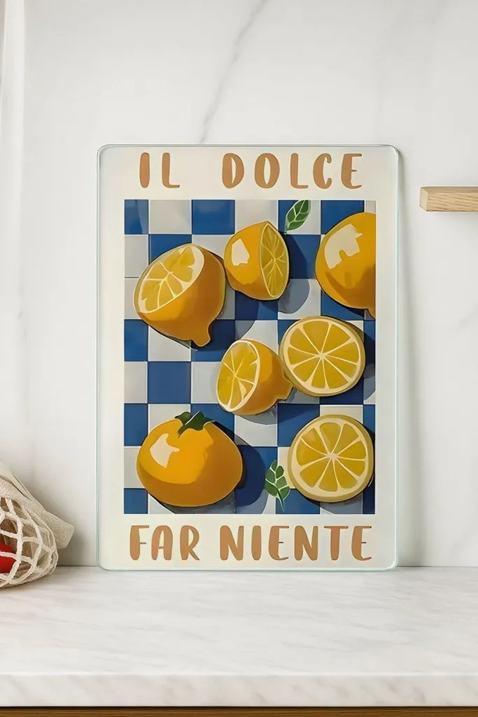 30 × 40 cm edzett üveg vágódeszka