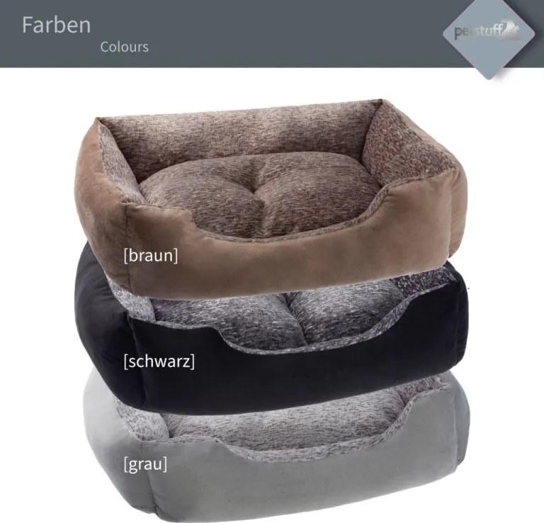 PESTUFF Kutyafekhely L 80 x 70 x 20 cm barna