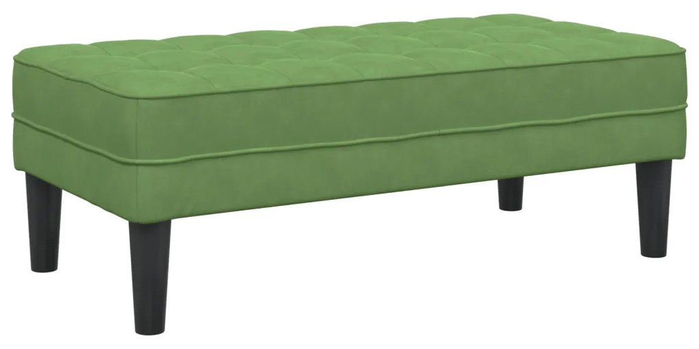 Pad Zöld 113x57x39 cm Velúr