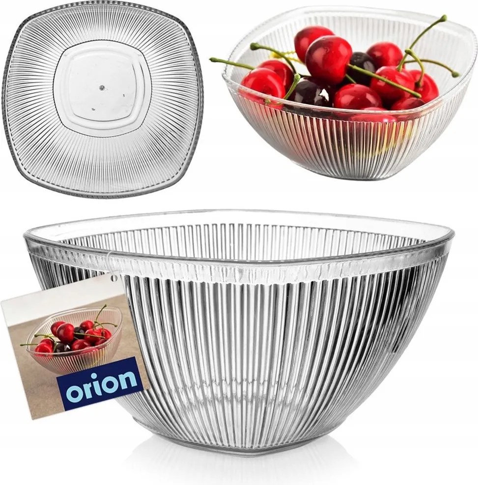 Műanyag tál kis salátás tál piknik túra 400 ml