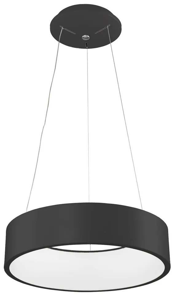 ITALUX 3945-832RP-BK-3 CHIARA Modern Led Függesztett Lámpa Fehér, Fekete LED IP20