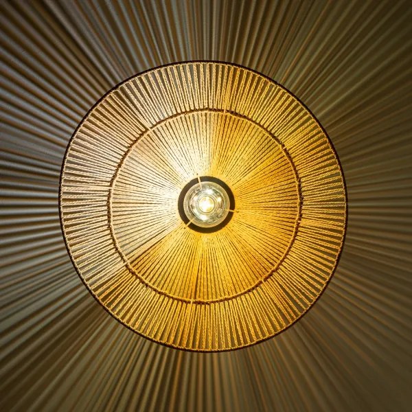 Brilagi - LED felületre szerelhető csillár CERIA BOHO 1xE27/40W/230V átm. 50 cm barna