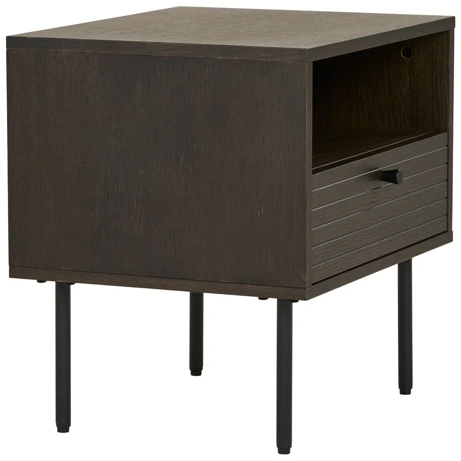 Tárolóasztal tölgyfa dekorral Kyoto – House Nordic